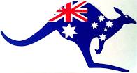 Australian kangaroo flag